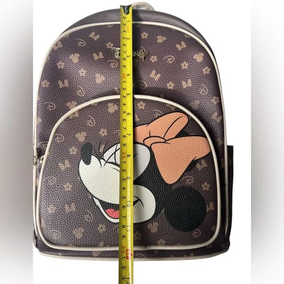 Disney x Primark Minnie Mouse Brown Monogram Backpack – NWT / Limited Edition - Picture 4 of 11